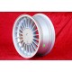 BMW Alpina 7x16 ET11 5x120 silver/black 5 E12, E28, E34, 6 E24, 7 E23, E32, E3, E9 cerchio wheel jante llanta felge
