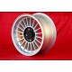 BMW Alpina 8x16 ET24 5x120 silver/black 5 E12, E28, E34, 6 E24, 7 E23, E32, E3, E9 only back axle cerchio wheel jante llanta fel