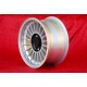 BMW Alpina 8x16 ET24 5x120 silver/black 5 E12, E28, E34, 6 E24, 7 E23, E32, E3, E9 only back axle cerchio wheel jante llanta fel