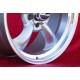 4 uds. llantas Ford Torq Thrust  9x19 ET35 9x19 ET45 5x114.3 silver/diamond cut Mustang S197 (2005-14), LAE (2105-)