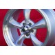 4 pcs. jantes Ford Torq Thrust  9x19 ET35 9x19 ET45 5x114.3 silver/diamond cut Mustang S197 (2005-14), LAE (2105-)