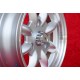 Renault Minilite 5.5x13 ET25 3x130 silver/diamond cut R4, R5, R6 cerchi wheels jantes felgen llantas