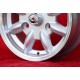 Renault Minilite 5.5x13 ET25 3x130 silver/diamond cut R4, R5, R6 cerchi wheels jantes felgen llantas