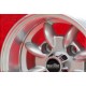 Mini Minilite 6x10 ET-7 4x101.6 silver/diamond cut Mini Mk1-3, 850, 1000 cerchi wheels jantes llantas felgen