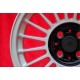 BMW Alpina 6x15 ET12 4x100 silver/black 1500-2000tii, 1502-2002tii, 3 E21, E30 cerchi wheels jantes llantas felgen 