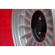 BMW Alpina 6x15 ET12 4x100 silver/black 1500-2000tii, 1502-2002tii, 3 E21, E30 cerchi wheels jantes llantas felgen 