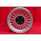 BMW Alpina 6x15 ET12 4x100 silver/black 1500-2000tii, 1502-2002tii, 3 E21, E30 cerchi wheels jantes llantas felgen 