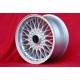 4 pcs. jantes BMW BBS 8x16 ET28 4x100 silver 3 E21, E30