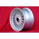 4 pcs. jantes BMW BBS 8x16 ET28 4x100 silver 3 E21, E30