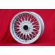 4 Stk Felgen BMW BBS 8x16 ET28 4x100 silver 3 E21, E30