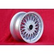 4 Stk Felgen BMW BBS 8x16 ET28 4x100 silver 3 E21, E30