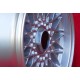4 pcs. wheels BMW BBS 8x16 ET28 4x100 silver 3 E21, E30