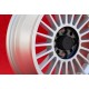 BMW Alpina 6x15 ET12 4x100 silver/black 1500-2000tii, 1502-2002tii, 3 E21, E30 cerchio jante llanta felge wheel