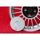 BMW Alpina 7x16 ET28 4x100 silver/black 3 E21, E30 Cerchio wheel jante felge llanta