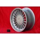 BMW Alpina 8x16 ET28 4x100 silver/black 3 E21, E30 only back axle Cerchio wheel jante llanta felge