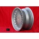BMW Alpina 8x16 ET28 4x100 silver/black 3 E21, E30 only back axle Cerchio wheel jante llanta felge