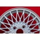 4 pcs. wheels Porsche  Turbo 6x15 ET20 4x108 silver/polished 924, 924S