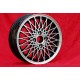 1 pz. cerchio Porsche  Turbo 6x15 ET20 4x108 black/polished 924 924S