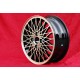 1 pc. wheel Porsche  Turbo 6x15 ET20 4x108 black/polished 924 924S