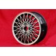 4 Stk Felgen Porsche  Turbo 6x15 ET20 4x108 black/polished 924 924S