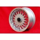 jante BMW BBS 7x15 ET24 4x100 silver 3 E21, E30