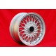 llanta BMW BBS 7x15 ET24 4x100 silver 3 E21, E30