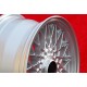 jante BMW BBS 7x15 ET24 4x100 silver 3 E21, E30