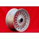 Volkswagen BBS 7x15 ET24 4x100 silver 3 E21, E30 cerchi wheels jantes llantas felgen