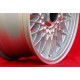 Mazda BBS 7x15 ET24 4x100 silver 3 E21, E30 cerchi wheels jantes felgen llantas