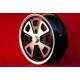 Volkswagen Baby Fuchs 5.5x15 ET35 4x130 black/diamond cut 914-4, VW Beetle 1968--, Karmann Ghia Typ 34 cerchio wheel jante felge