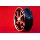 Porsche Baby Fuchs 5.5x15 ET35 4x130 black/diamond cut 914-4, VW Beetle 1968--, Karmann Ghia Typ 34 cerchio wheel jante felge ll