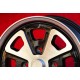 Porsche Baby Fuchs 5.5x15 ET35 4x130 black/diamond cut 914-4, VW Beetle 1968--, Karmann Ghia Typ 34 cerchio wheel jante felge ll