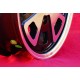 Porsche  Baby Fuchs 5.5x15 ET35 4x130 black/diamond cut 914-4, VW Beetle 1968--, Karmann Ghia Typ 34 cerchio wheel jante llanta 