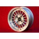 4 pz. Fiat 5.5x13 ET7 4x98 silver/chromed/polished Alfasud, Giulietta, 33, Arna, Autobianchi A112, Fiat 124 Felgen