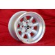 Fiat Minilite 9x13 ET-12 4x98 silver/diamond cut 124 Spider, Coupe, X1/9 cerchi wheels jantes felgen llantas