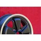 Porsche Fuchs 4.5x15 ET42 5x130 matt black/diamond cut 356 C SC, 911 -1969, 912 cerchio wheel llanta jante felge