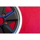 Porsche Fuchs 4.5x15 ET42 5x130 matt black/diamond cut 356 C SC, 911 -1969, 912 cerchio wheel llanta jante felge