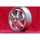 Porsche  Fuchs 4.5x15 ET42 5x130 fully polished 356 C SC, 911 -1969, 912 cerchio wheel jante wheel felge