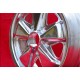 Porsche  Fuchs 4.5x15 ET42 5x130 fully polished 356 C SC, 911 -1969, 912 cerchio wheel jante wheel felge