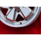 Porsche  Fuchs 4.5x15 ET42 5x130 fully polished 356 C SC, 911 -1969, 912 cerchio wheel jante wheel felge
