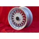 BMW BBS 7x15 ET20 5x120 silver M3 E30, 5 E12, E28, E34, 6 E24, 7 E23, E32, E3, E9 cerchi wheels jantes llantas Felgen