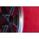 Porsche  Fuchs 6x15 ET36 5x130 matt black/diamond cut 911 -1989, 914 6, 944 -1986, 924 turbo-Carrera GT cerchio wheel llanta fel