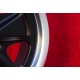 Porsche  Fuchs 6x15 ET36 5x130 matt black/diamond cut 911 -1989, 914 6, 944 -1986, 924 turbo-Carrera GT cerchio wheel llanta fel