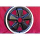 4 pz. cerchi Porsche Fuchs 4.5x15 ET42 6x15 ET36 5x130 matt black/diamond cut 356 C SC 911 -1969 912