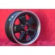 4 pcs. wheels Porsche Fuchs 4.5x15 ET42 6x15 ET36 5x130 matt black/diamond cut 356 C SC 911 -1969 912