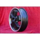 4 Stk Felgen Porsche Fuchs 4.5x15 ET42 6x15 ET36 5x130 matt black/diamond cut 356 C SC 911 -1969 912
