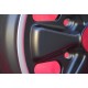 4 pcs. wheels Porsche Fuchs 4.5x15 ET42 6x15 ET36 5x130 matt black/diamond cut 356 C SC 911 -1969 912