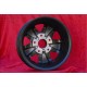 4 pz. cerchi Porsche Fuchs 4.5x15 ET42 6x15 ET36 5x130 matt black/diamond cut 356 C SC 911 -1969 912