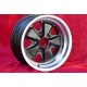 4 Stk Felgen Porsche  Fuchs 7x15 ET23.3 8x15 ET10.6 5x130 matt black/diamond cut 911 -1989 914-6 944 -1986 924 turbo-Car