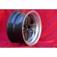 4 Stk Felgen Porsche  Fuchs 7x15 ET23.3 8x15 ET10.6 5x130 matt black/diamond cut 911 -1989 914-6 944 -1986 924 turbo-Car